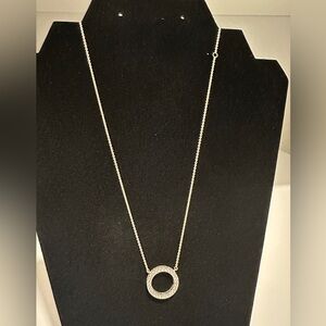 Pandora Silver Circle reversible necklace